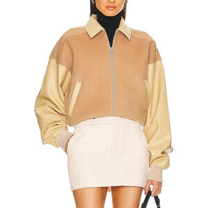 Women's Tan and Cream Jacket